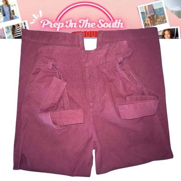 Free People FP One Imogen Wide Leg Crop Pants Sz 2 | Rose - Picture 5 of 11